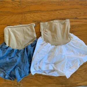 Motherhood Maternity Shorts Bundle L & XL